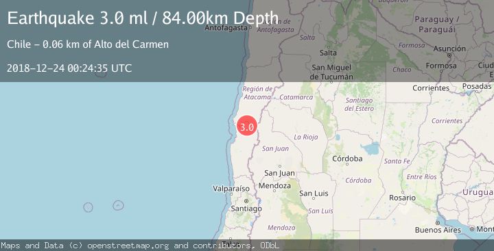 Map of COQUIMBO, CHILE