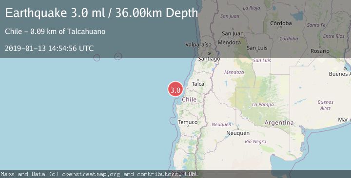 Map of OFFSHORE BIO-BIO, CHILE