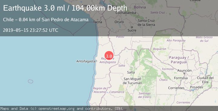 Map of ANTOFAGASTA, CHILE