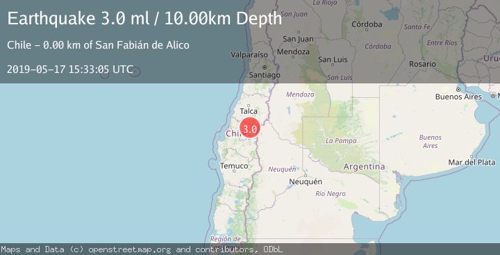 Map of BIO-BIO, CHILE