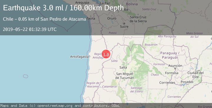 Map of ANTOFAGASTA, CHILE