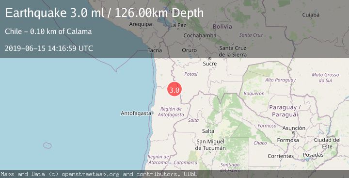 Map of ANTOFAGASTA, CHILE