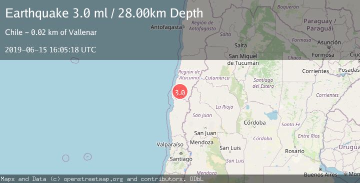 Map of ATACAMA, CHILE