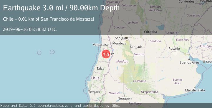Map of REGION METROPOLITANA, CHILE