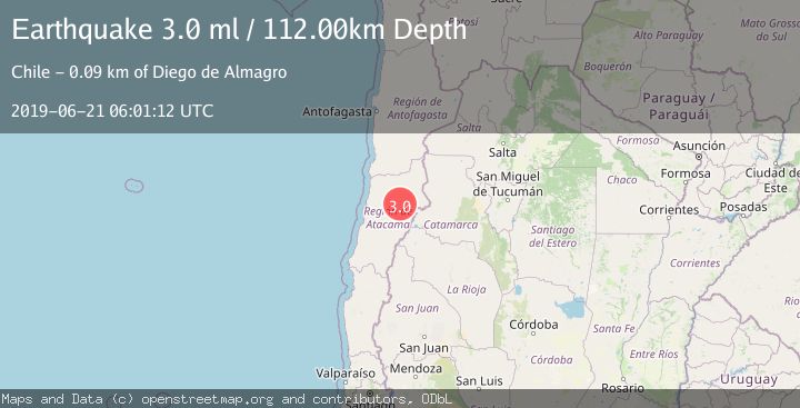 Map of ATACAMA, CHILE
