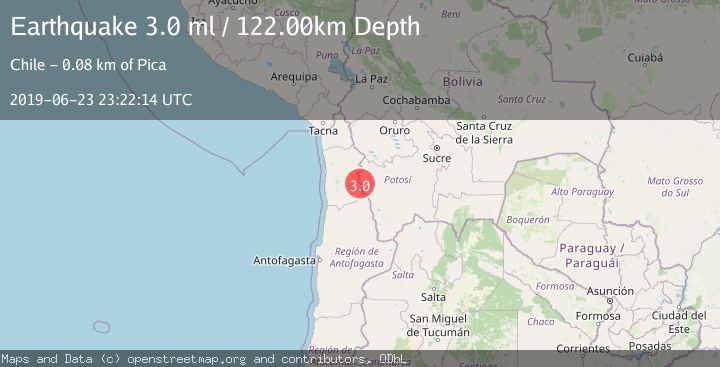 Map of POTOSI, BOLIVIA
