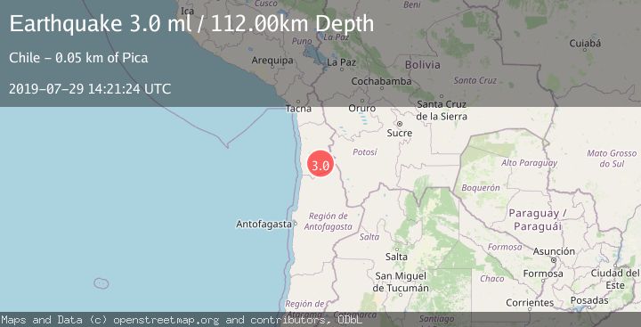Map of TARAPACA, CHILE