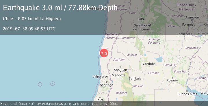 Map of COQUIMBO, CHILE