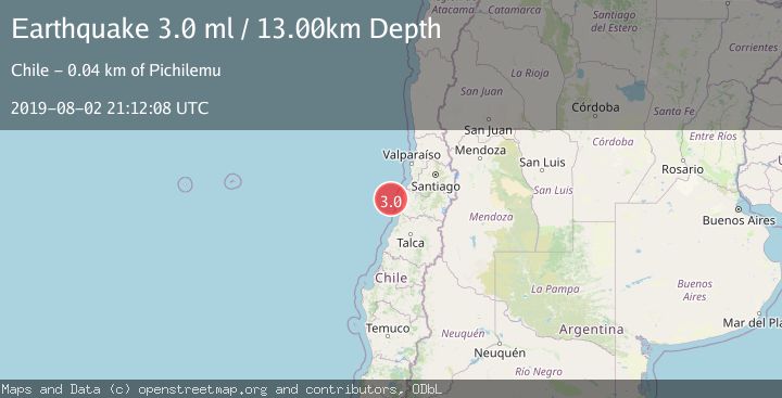 Map of OFFSHORE O'HIGGINS, CHILE