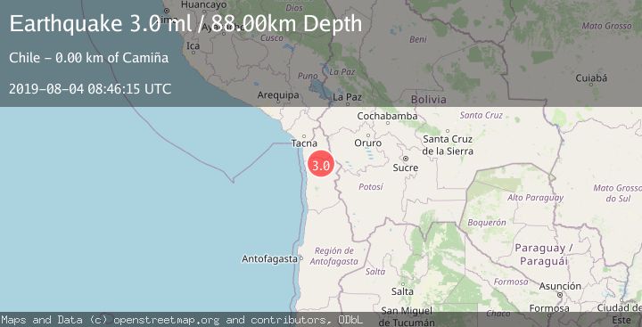 Map of TARAPACA, CHILE
