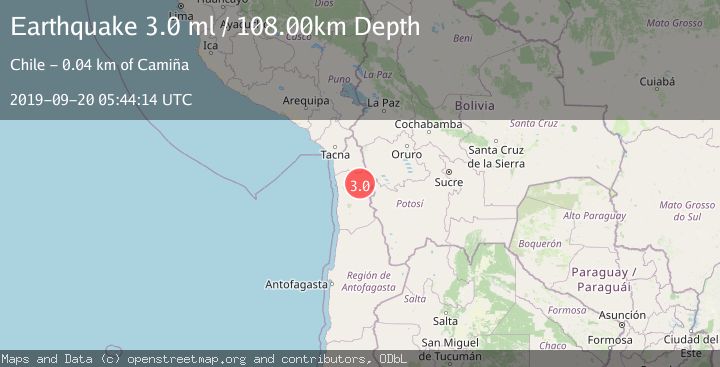 Map of TARAPACA, CHILE