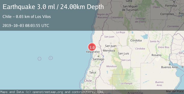 Map of OFFSHORE COQUIMBO, CHILE