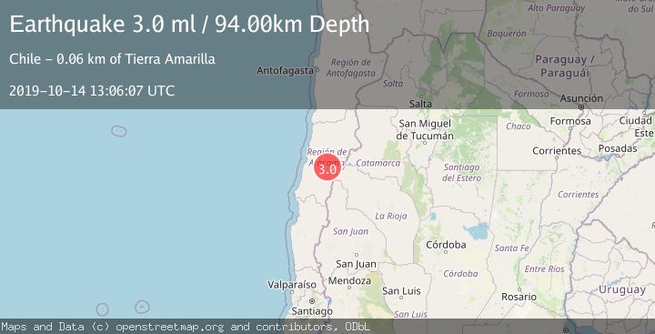 Map of ATACAMA, CHILE