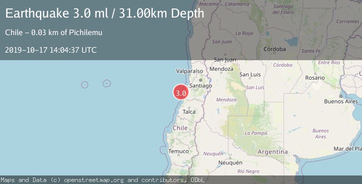 Map of OFFSHORE O'HIGGINS, CHILE