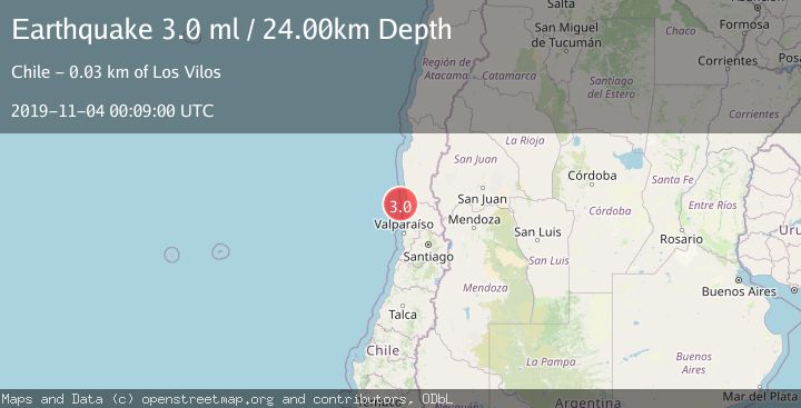 Map of OFFSHORE COQUIMBO, CHILE