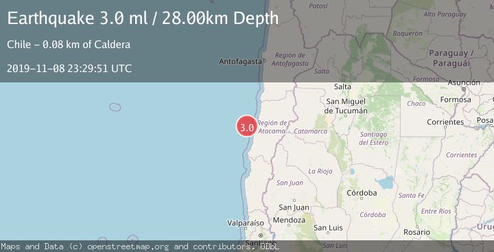 Map of OFFSHORE ATACAMA, CHILE