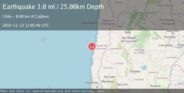 Map of OFFSHORE ATACAMA, CHILE