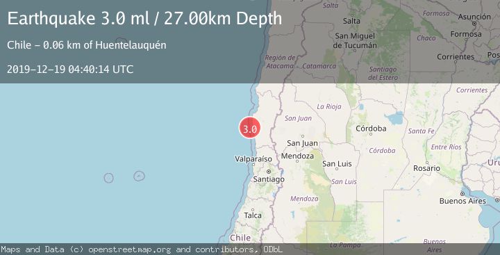 Map of OFFSHORE COQUIMBO, CHILE
