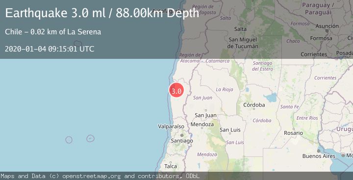 Map of COQUIMBO, CHILE