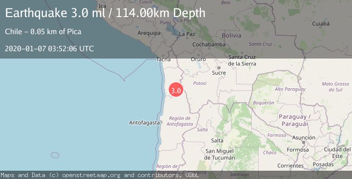 Map of TARAPACA, CHILE