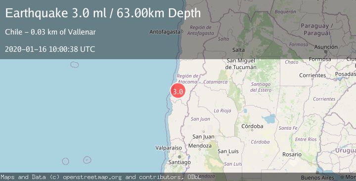 Map of ATACAMA, CHILE
