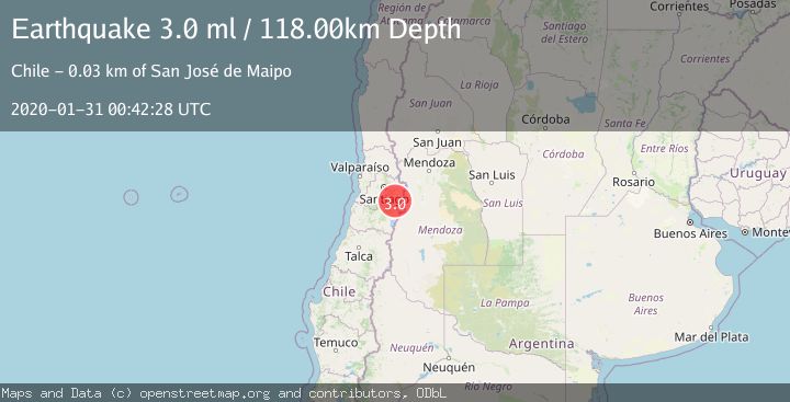 Map of REGION METROPOLITANA, CHILE