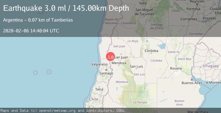 Map of SAN JUAN, ARGENTINA