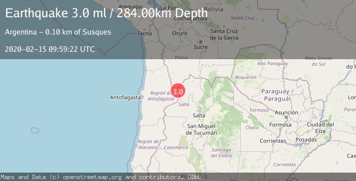 Map of ANTOFAGASTA, CHILE