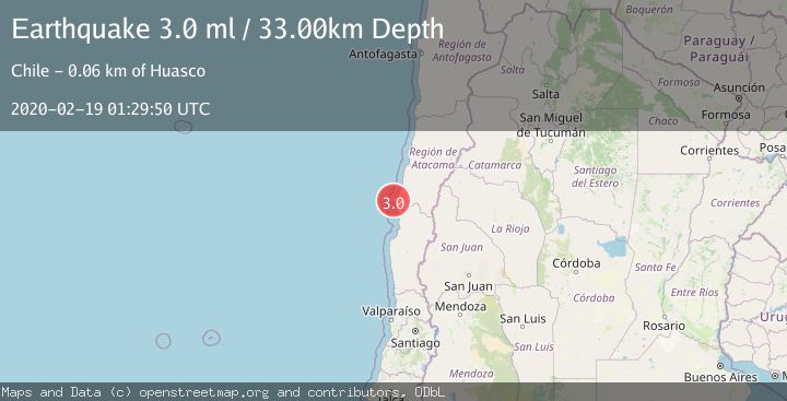 Map of ATACAMA, CHILE