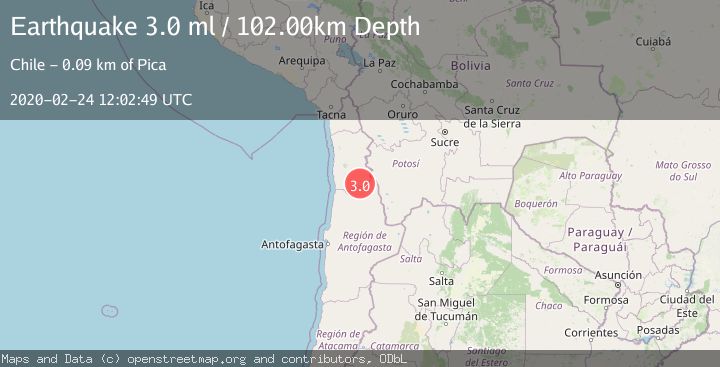 Map of TARAPACA, CHILE