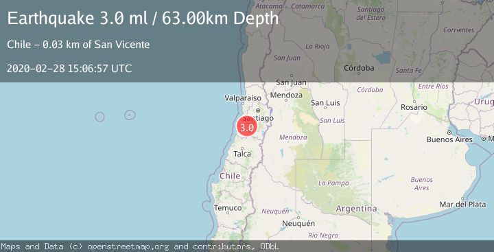 Map of LIBERTADOR O'HIGGINS, CHILE