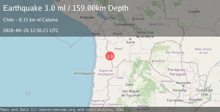 Map of POTOSI, BOLIVIA