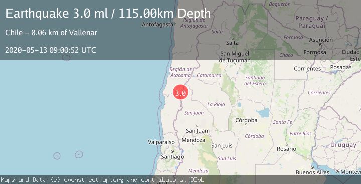Map of ATACAMA, CHILE