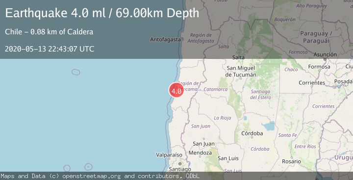 Map of ATACAMA, CHILE