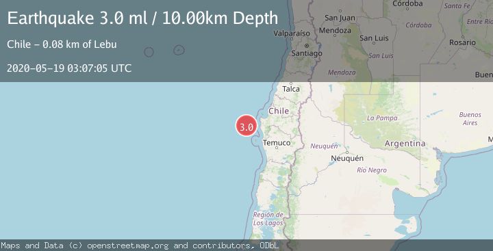 Map of OFFSHORE BIO-BIO, CHILE