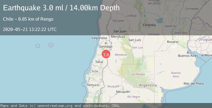 Map of LIBERTADOR O'HIGGINS, CHILE