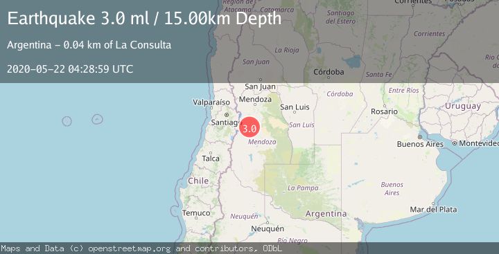 Map of MENDOZA, ARGENTINA