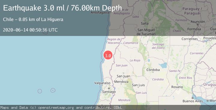 Map of COQUIMBO, CHILE