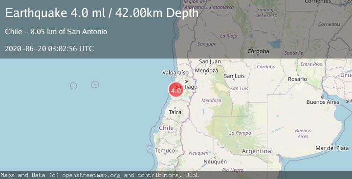 Map of REGION METROPOLITANA, CHILE