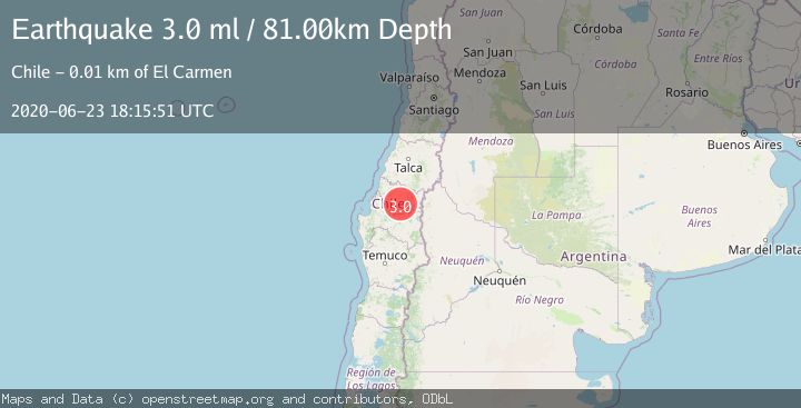Map of BIO-BIO, CHILE