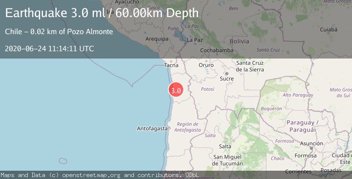 Map of TARAPACA, CHILE