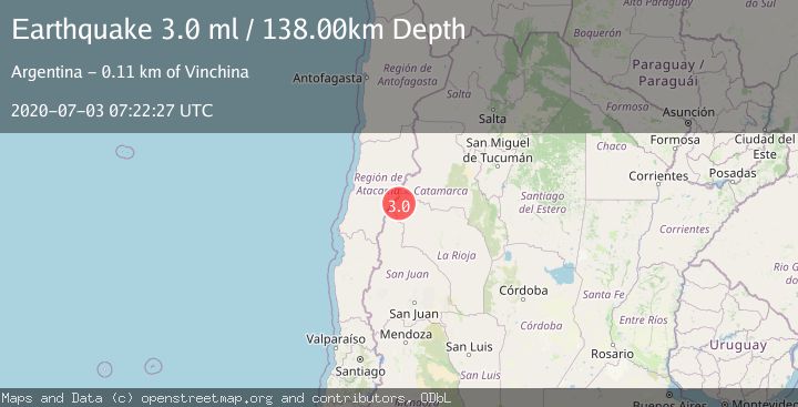 Map of LA RIOJA, ARGENTINA