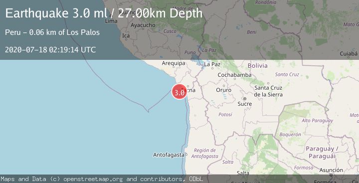 Map of OFFSHORE TARAPACA, CHILE
