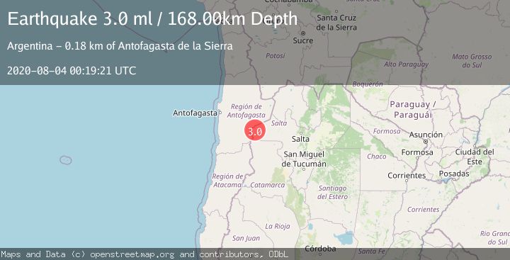 Map of SALTA, ARGENTINA