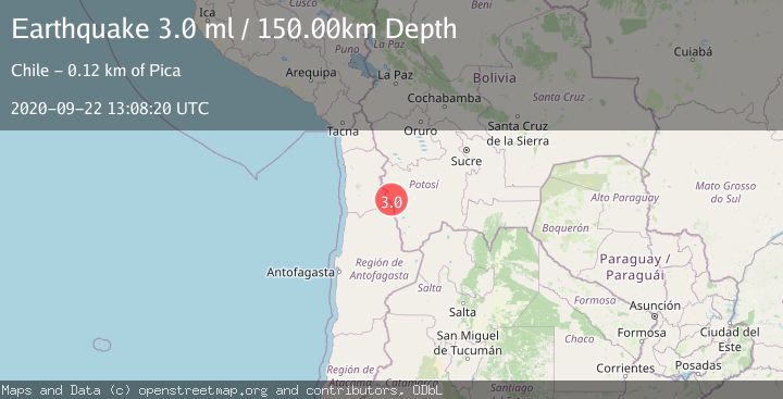 Map of POTOSI, BOLIVIA