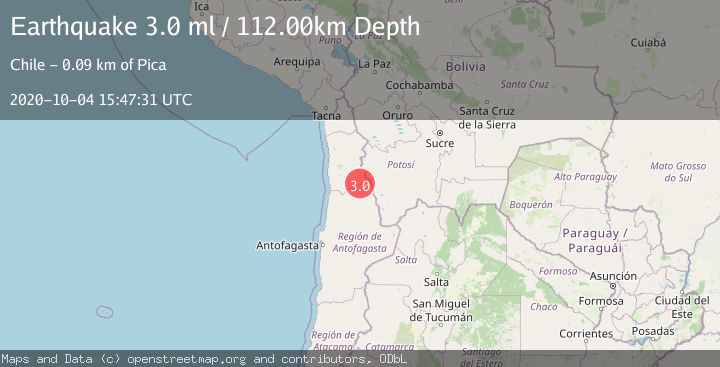Map of TARAPACA, CHILE