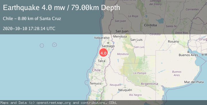 Map of LIBERTADOR O'HIGGINS, CHILE