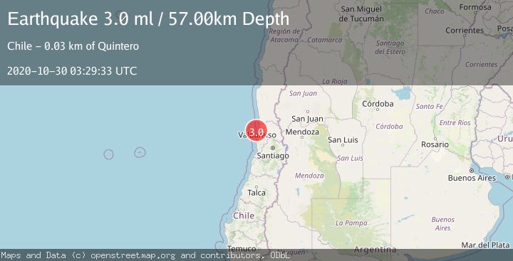 Map of OFFSHORE VALPARAISO, CHILE