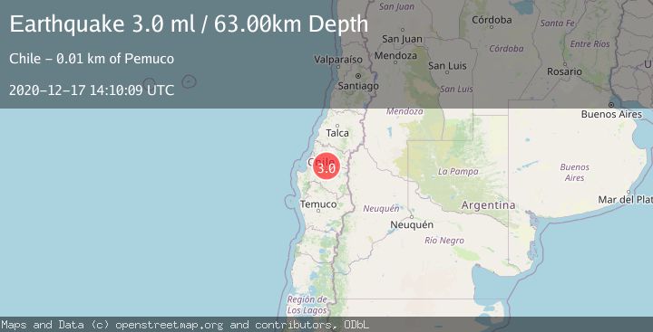 Map of BIO-BIO, CHILE