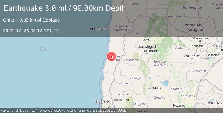 Map of ATACAMA, CHILE
